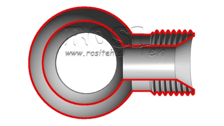 HYDRAULINEN SILMUKSEN YHTEYS 1/4-1/4