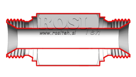HYDRAULIC ADAPTER MALE-MALE 3/4