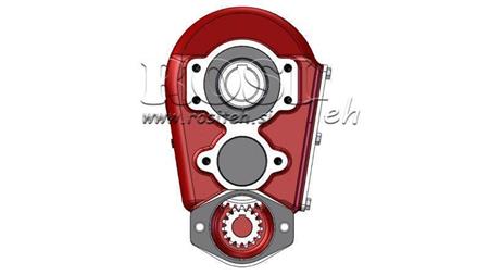 GEARBOX - GEARBOX RT150 FOR HYDRAULIC MOTOR MP/MR/MS/MH RATIO 12:1
