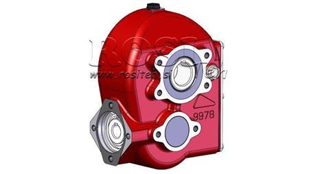 TANDWIELKAST - TANDWIELKAST RT190 VOOR HYDRAULISCHE MOTOR MP/MR/MS RATIO 10.2:1