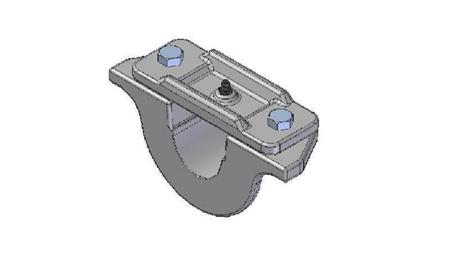SOPORTE PARA CILINDRO TELESCÓPICO FI50-A