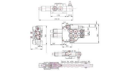 HYDRAULIKVENTIL 2xZ80 2AK31A31GKZ