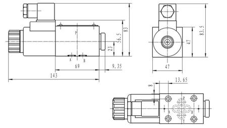 CETOP 3_1 SPOLDIMENSJONER - 51B