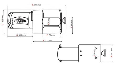 12 V SÄHKÖVINSSI DWM 2500 ST - 1133 kg