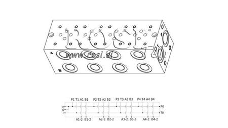 BUND CETOP3 NG6 4M