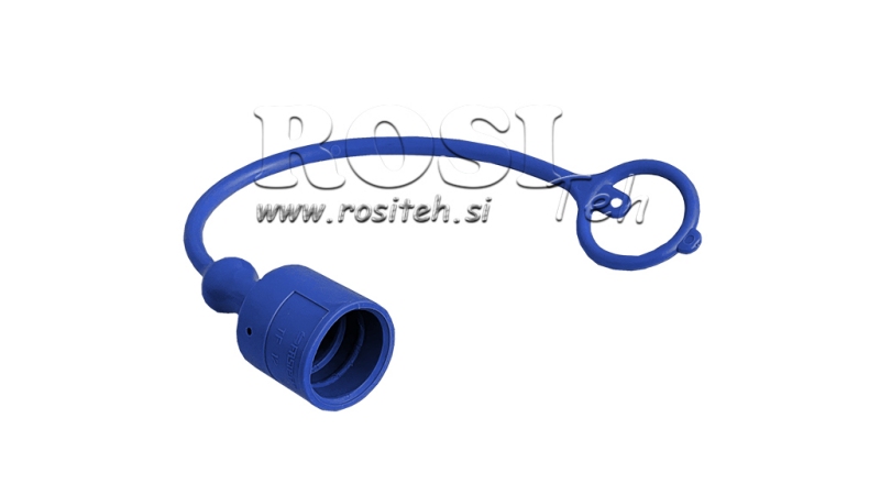BESCHERMENDE RUBBEREN DEKSEL BLAUW - MANNELIJKE SNELKOPPELINGEN