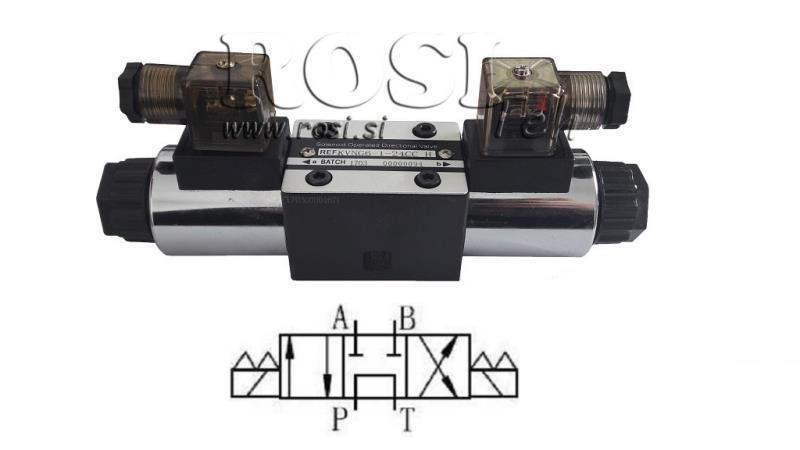 HYDRAULISCHE ELEKTROMAGNETISCHE KLEP CETOP 3 12/24/230V N2