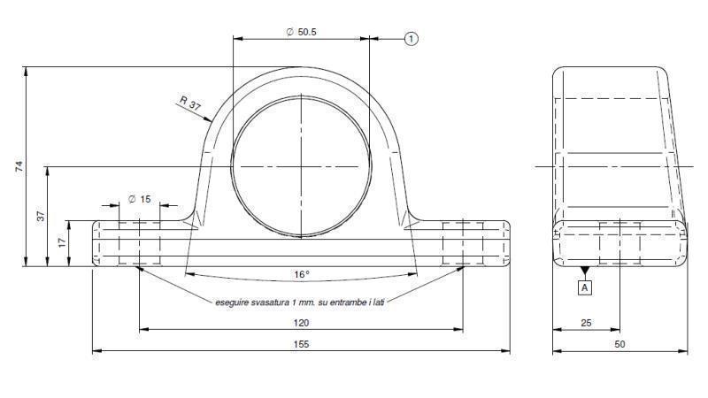 TELESCOPISK Sylinderholder FI50
