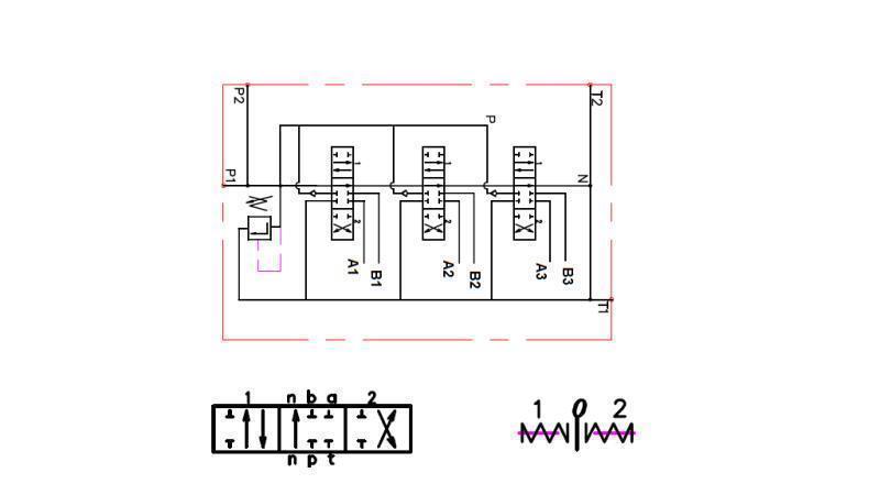 VALVOLA IDRAULICA 3xP40 JOYSTICK