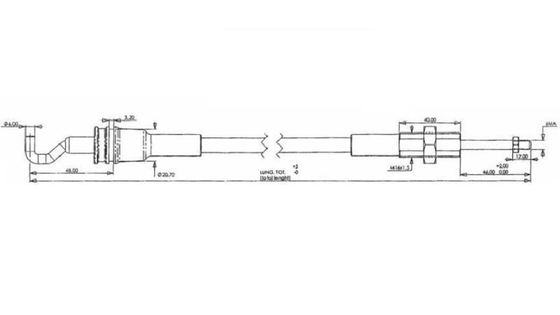 FLET L=2500 - MORSE-dimensioner
