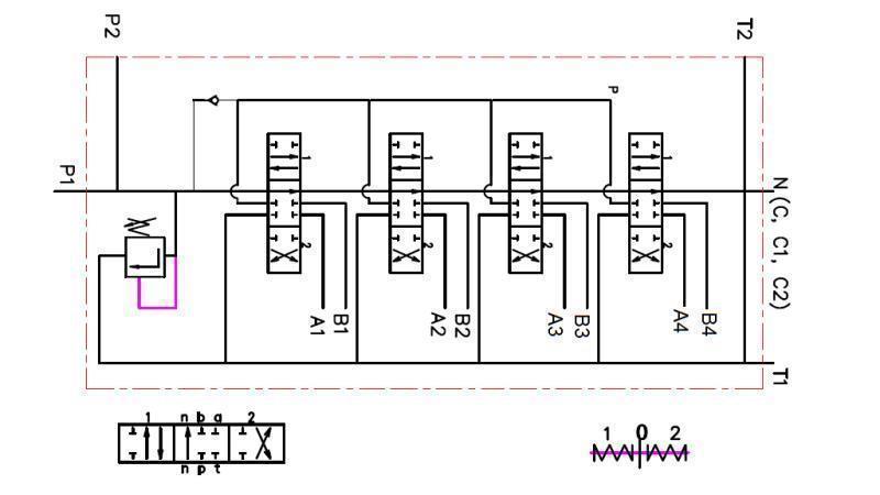 vezetékdiagram 4xP120